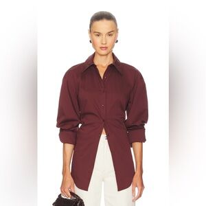 Simon Miller NWT Loch Poplin Button Up Shirt